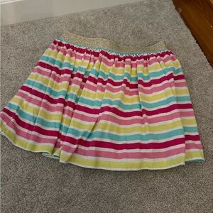 Colorful Striped girls size 7/8 skort